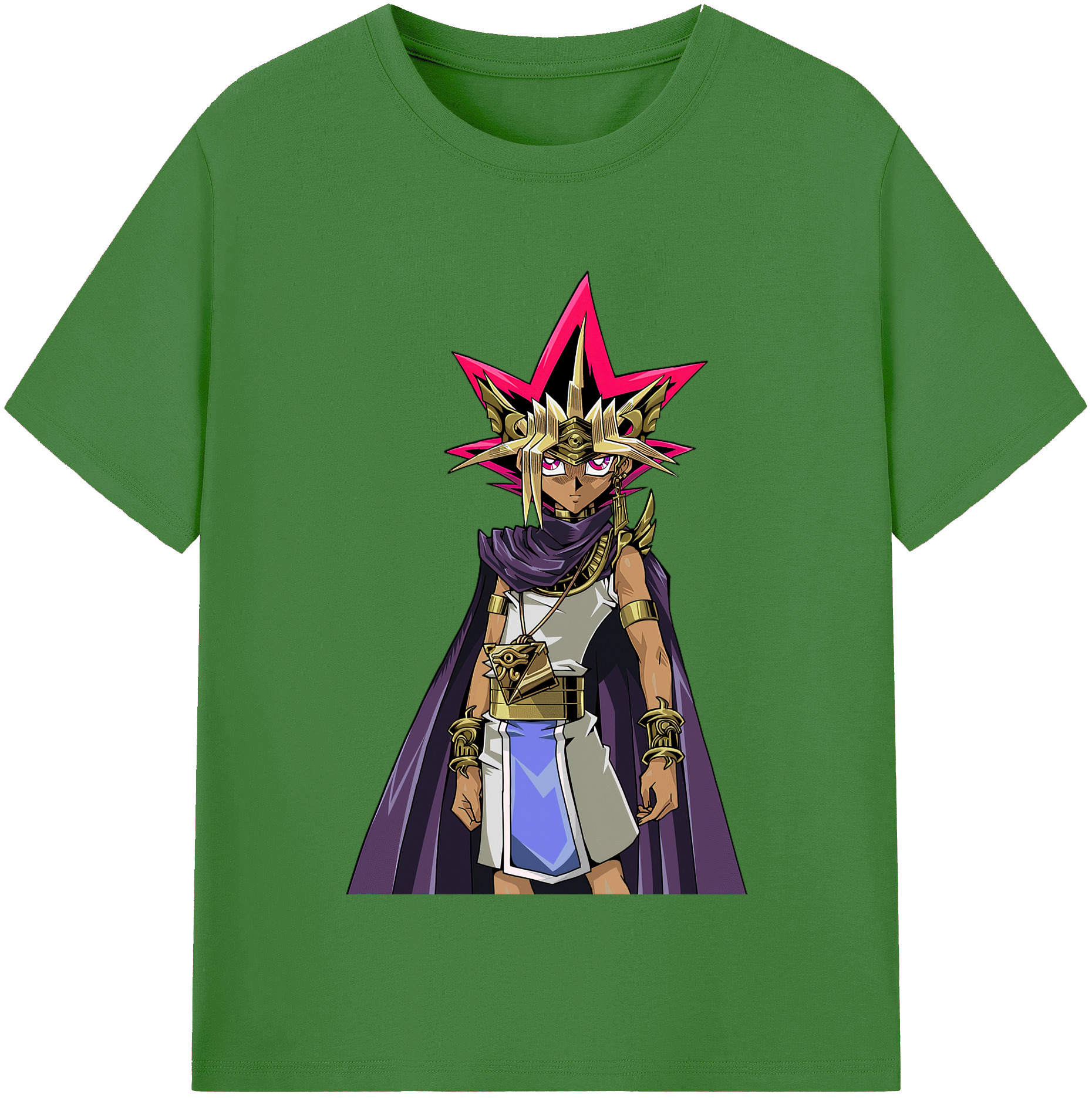 （画像用） 遊☆戯☆王 Yu-Gi-Oh! レディースカジュアルプリントTシャツ（綿100％）